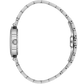 Daniel Klein Women’s Crystal-Embellished Silver-Tone Bracelet Watch