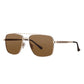 Daniel Klein Gold Metal Square Aviator Sunglasses