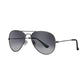 Daniel Klein Gunmetal Aviator Sunglasses