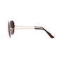 Daniel Klein Gold Aviator Sunglasses with Brown Gradient Lenses