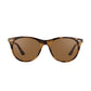 Daniel Klein Brown Havana Round Sunglasses
