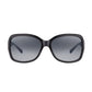 Daniel Klein Black Oversized Square Sunglasses