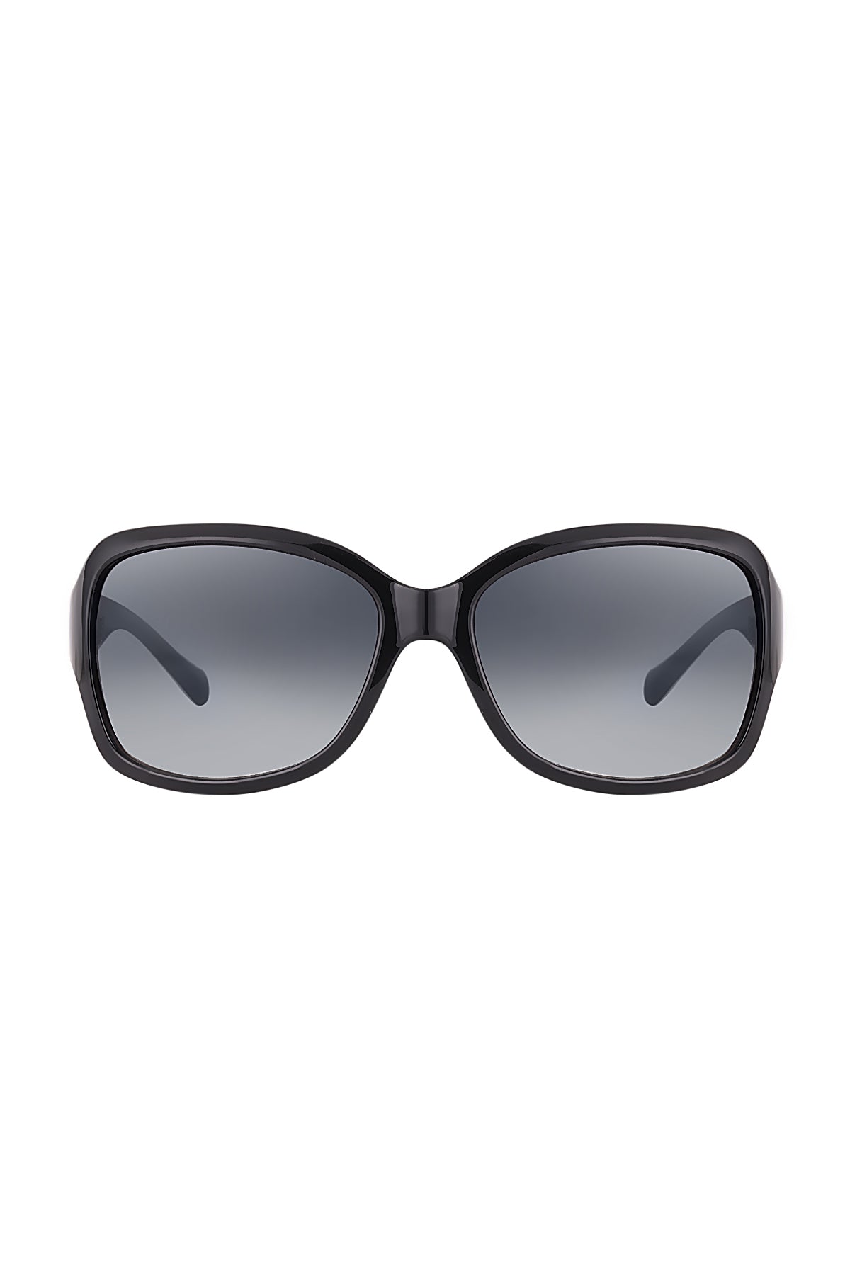 Daniel Klein Black Oversized Square Sunglasses