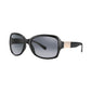Daniel Klein Black Oversized Square Sunglasses