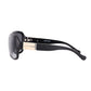 Daniel Klein Black Oversized Square Sunglasses