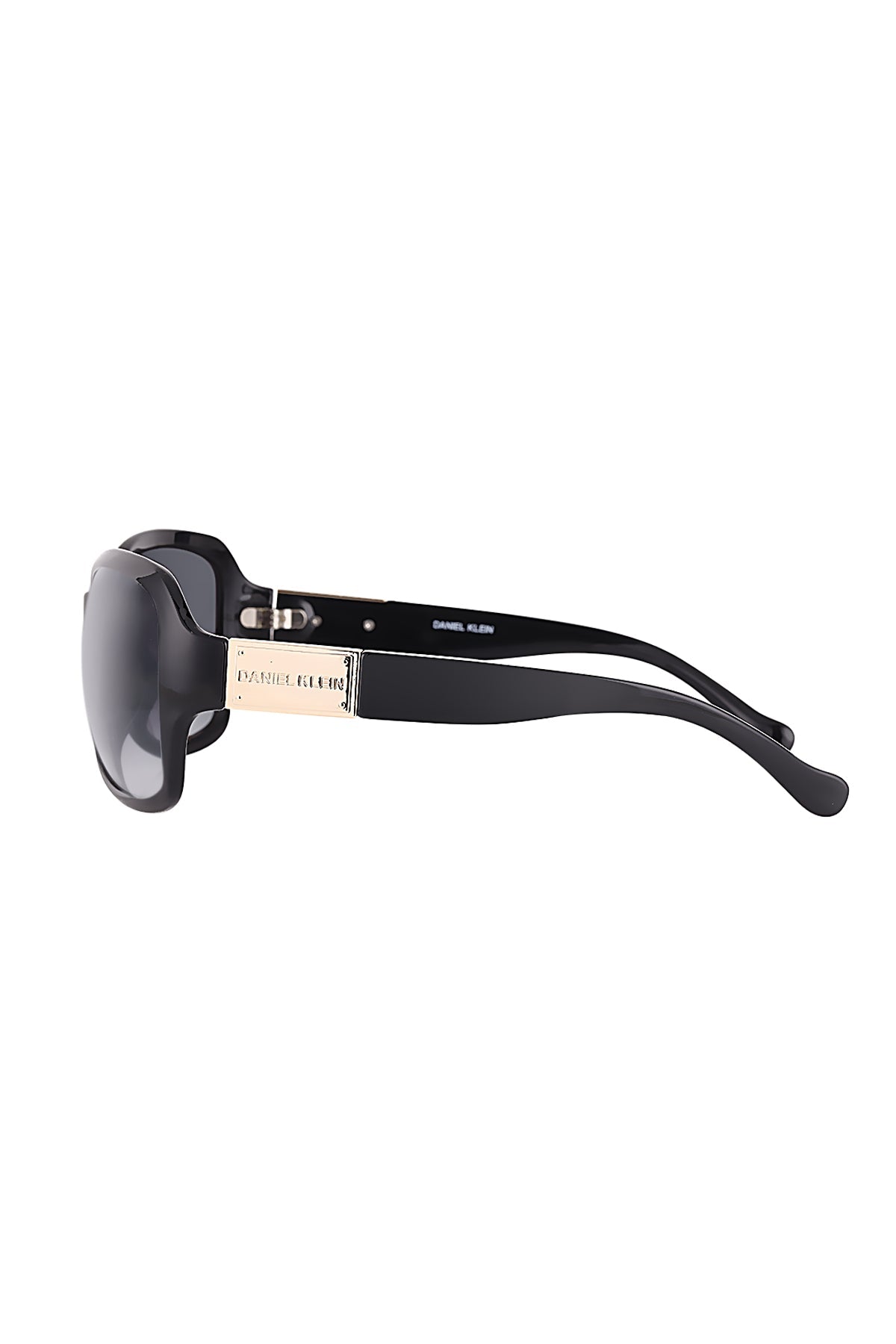Daniel Klein Black Oversized Square Sunglasses