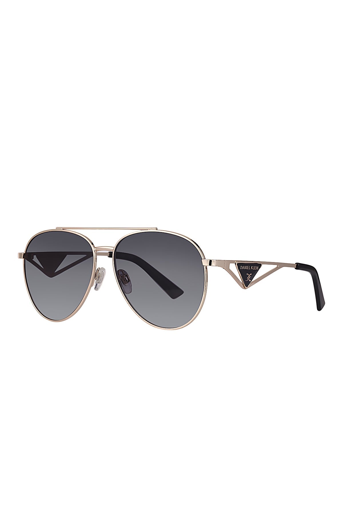 Daniel Klein Gold Aviator Sunglasses