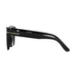 Daniel Klein Black Oversized Cat-Eye Sunglasses