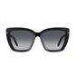 Daniel Klein Black Oversized Cat-Eye Sunglasses