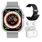 Daniel Klein A8 Ultra Smart Watch with EarPods