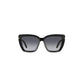 Daniel Klein Black Oversized Cat-Eye Sunglasses