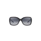 Daniel Klein Black Oversized Square Sunglasses