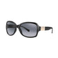 Daniel Klein Black Oversized Square Sunglasses