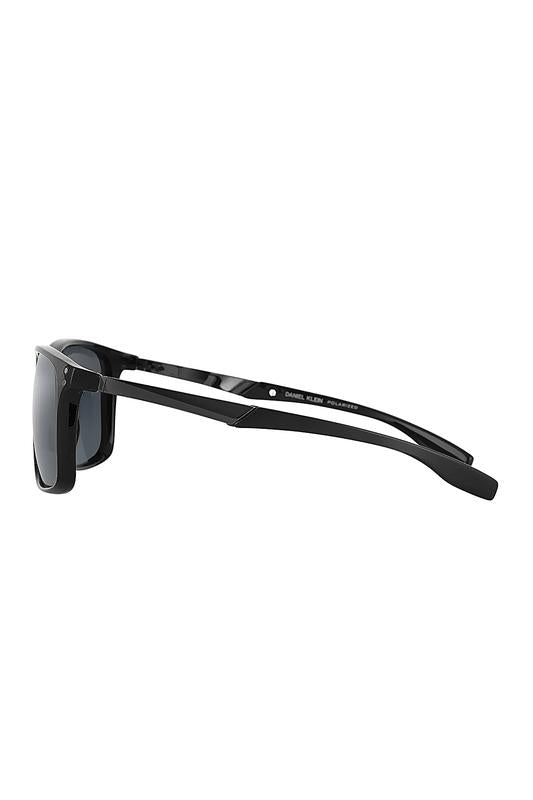 Daniel Klein Black Square Polarized Sunglasses