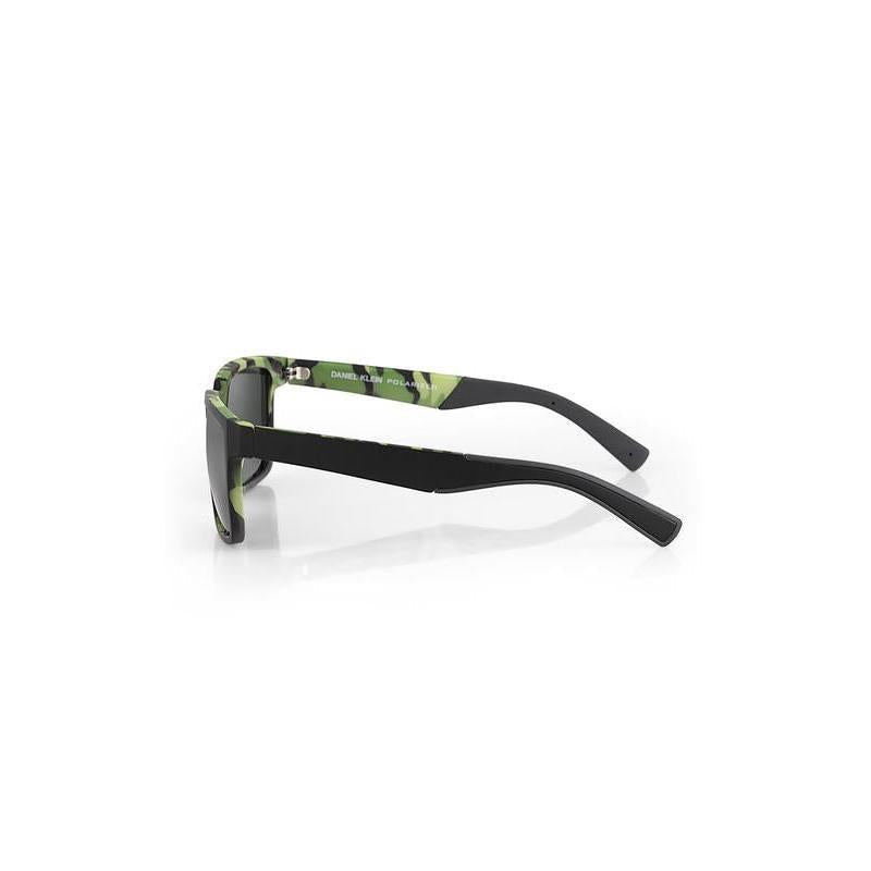 Daniel Klein Black Square Sunglasses - Smoke Grey Lenses