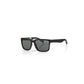 Daniel Klein Black Square Sunglasses - Smoke Grey Lenses