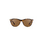 Daniel Klein Brown Havana Round Sunglasses