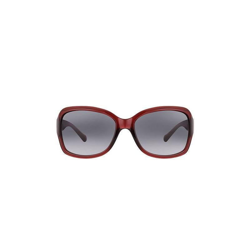 Daniel Klein Burgundy Oversized Square Sunglasses