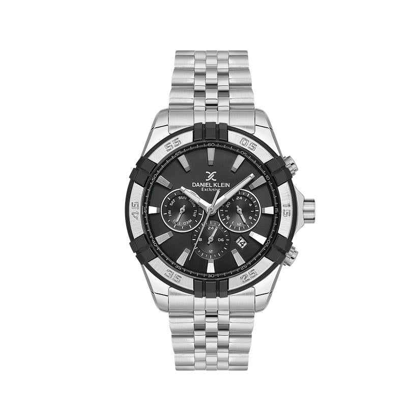 Daniel Klein Exclusive Black Dial Multifunction Watch