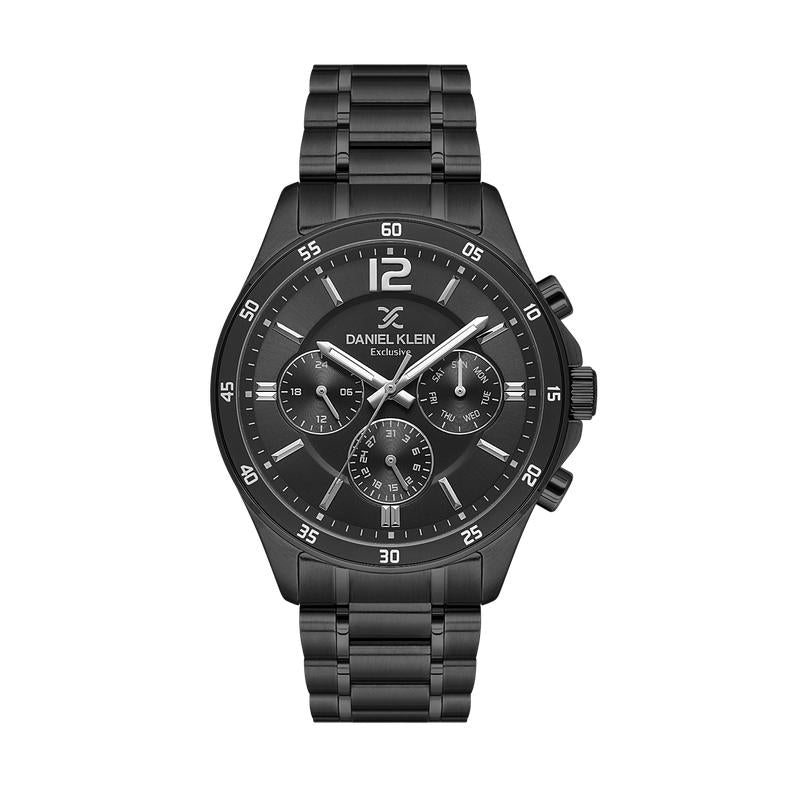 Daniel Klein Exclusive Black Dial Multifunction Watch