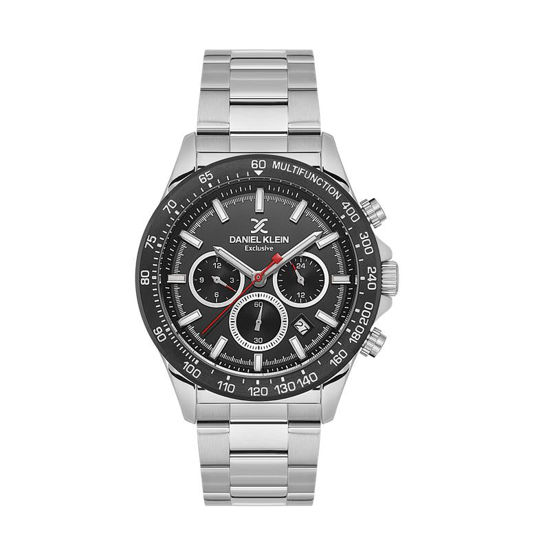 Daniel Klein Exclusive Black Dial Multifunction Watch