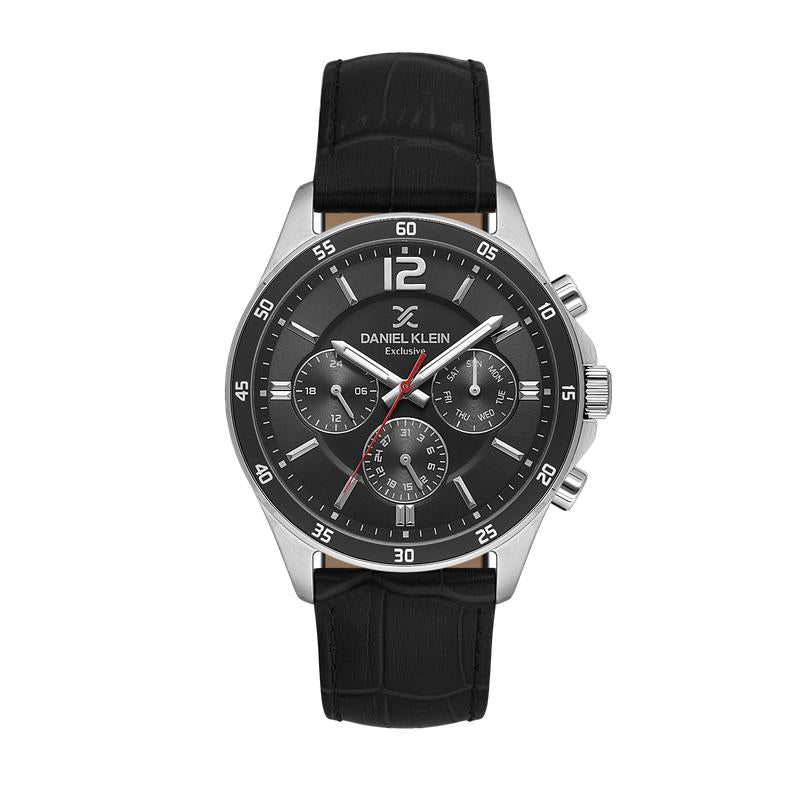Daniel Klein Exclusive Black Dial Multifunction Watch