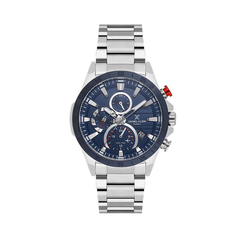 Daniel Klein Exclusive Blue Dial Multifunction Watch