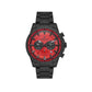 Daniel Klein Exclusive Men’s Black Stainless Steel Multi-Function Watch
