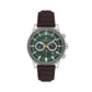 Daniel Klein Exclusive Men’s Multifunction Leather Strap Watch