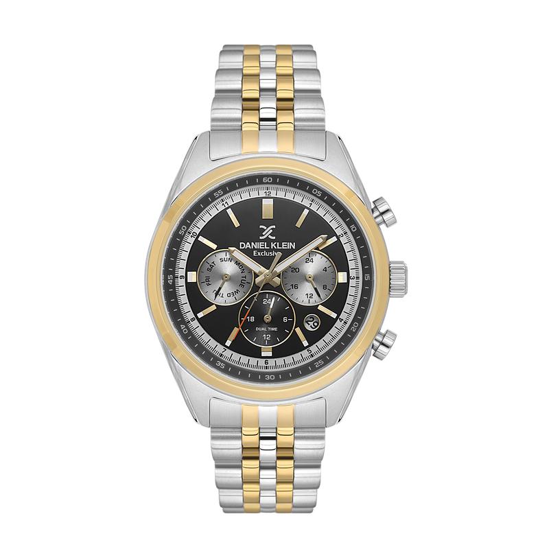 Daniel Klein Exclusive Men’s Two-Tone Stainless Steel Multi-Function Watch