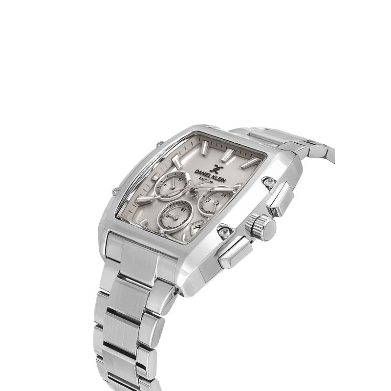 Daniel Klein Exclusive Silver Dial Multifunction Watch