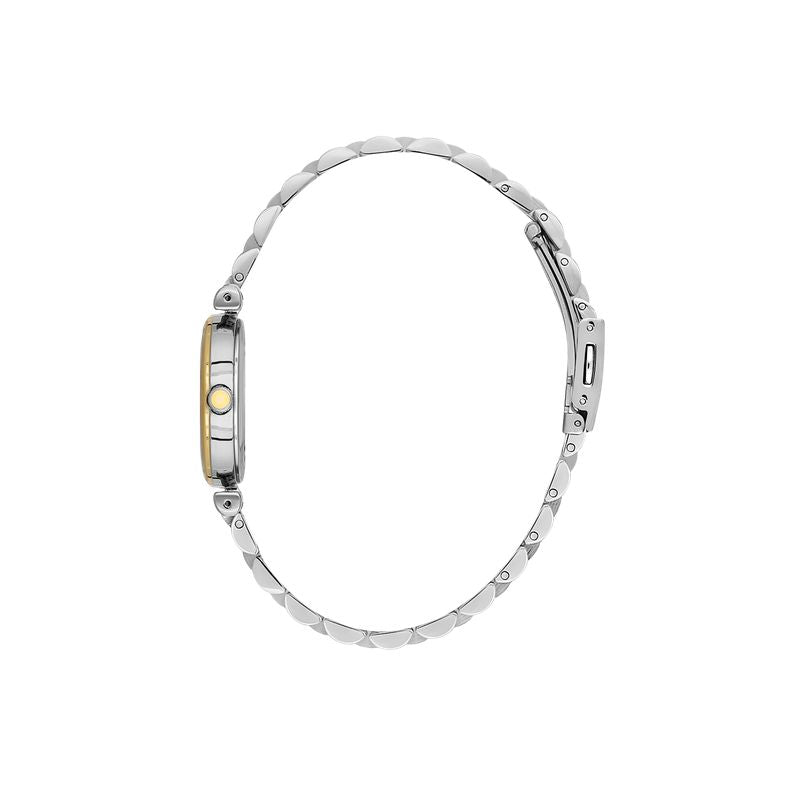 Daniel Klein Ladies 2 Hands Two-Tone Rose Gold Watch