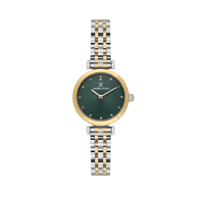 Daniel Klein Ladies 2 Hands Two-Tone Rose Gold Watch