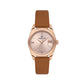 Daniel Klein Ladies 3 Hands Rose Gold Dial Watch