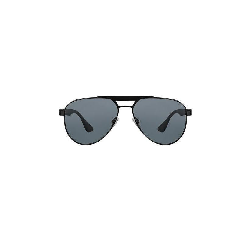 Daniel Klein Matte Black Aviator Sunglasses