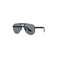 Daniel Klein Matte Black Aviator Sunglasses