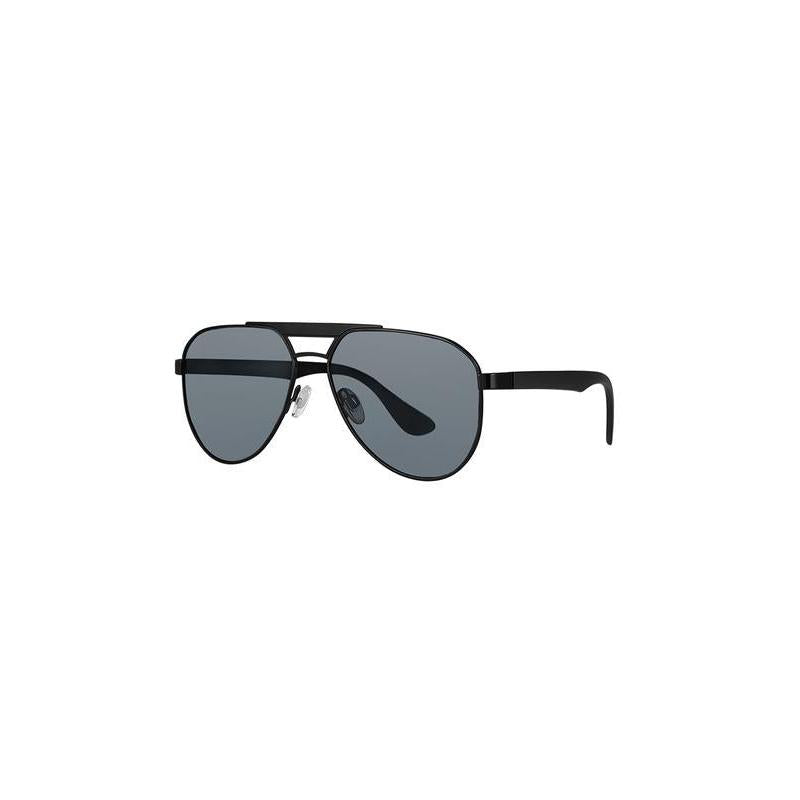 Daniel Klein Matte Black Aviator Sunglasses
