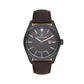 Daniel Klein Men’s Black Case Watch with Grey Textured Dial