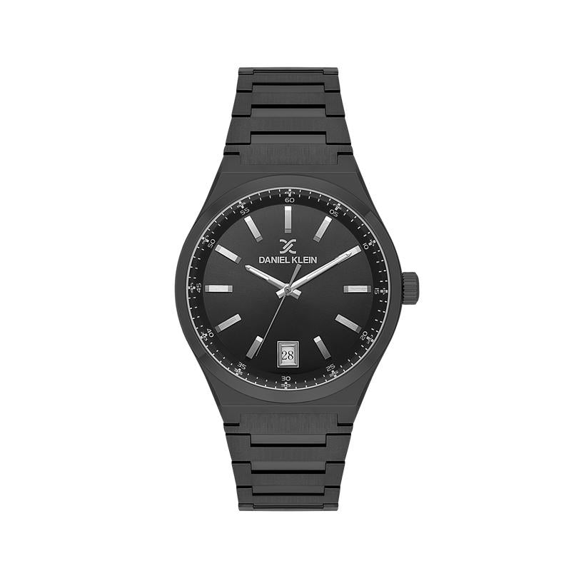 Daniel Klein Men’s Black Stainless Steel Watch with Black Dial