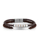 Daniel Klein Men's Leather Bracelet