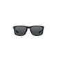 Daniel Klein Men's Matte Black Square Polarized Sunglasses – Smoke Grey Lenses