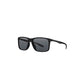 Daniel Klein Men's Matte Black Square Polarized Sunglasses – Smoke Grey Lenses