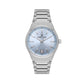 Daniel Klein Men’s Silver Stainless Steel Watch with Ice Blue Dial