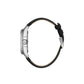 Daniel Klein Men’s Silver-Tone Watch with Black Dial