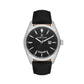 Daniel Klein Men’s Silver-Tone Watch with Black Dial