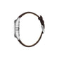 Daniel Klein Men’s Silver-Tone Watch with Blue Textured Dial