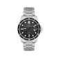 Daniel Klein Men’s Stainless Steel Diver-Style Watch with Textured Black Dial