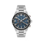 Daniel Klein Men’s Stainless Steel Dual Time Watch