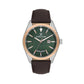 Daniel Klein Men’s Two-Tone Watch with Green Textured Dial