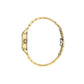 Daniel Klein Premium Gold Tone Blue Dial Analogue Watch